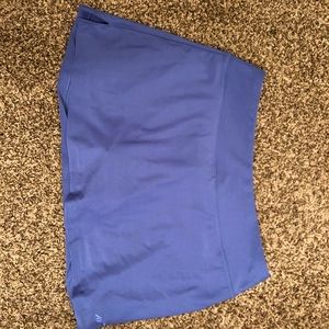blue tennis skort